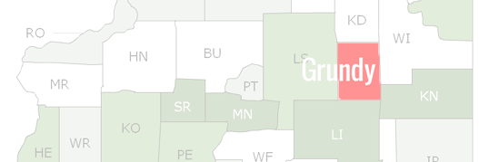Grundy County Map