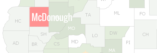 McDonough County Map