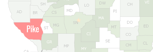 Pike County Map