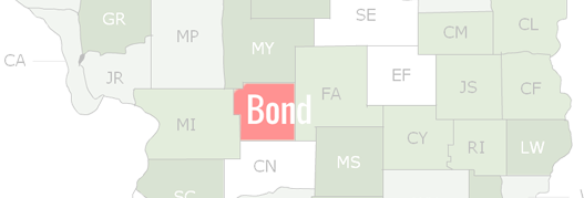 Bond County Map