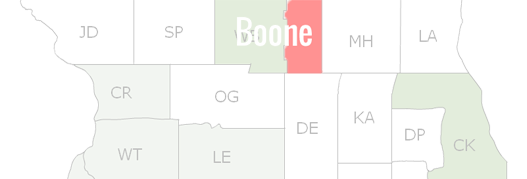 Boone County Map