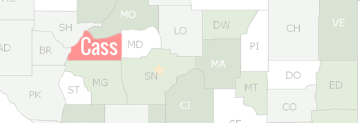 Cass County Map