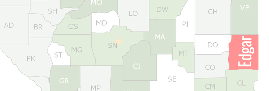 Edgar County Map