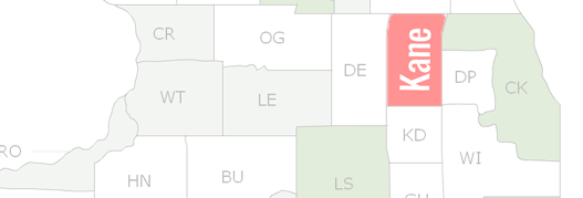 Kane County Map