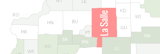 LaSalle County Map