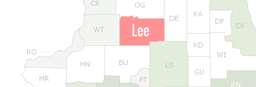Lee County Map