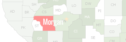 Morgan County Map