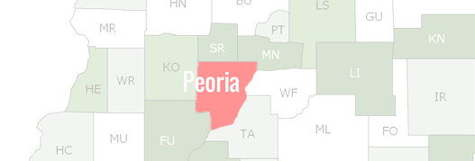 Peoria County Map