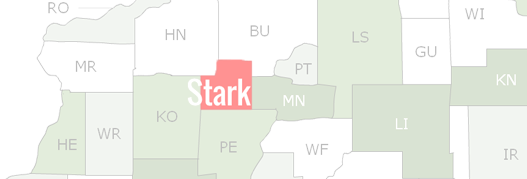 Stark County Map