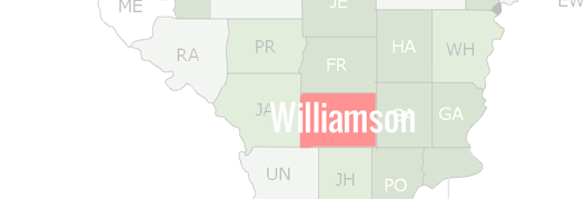 Williamson County Map